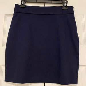 INC navy blue pencil skirt